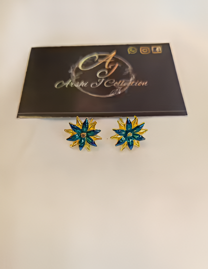 𝗥𝗼𝘆𝗮𝗹 𝗕𝗹𝘂𝗲 𝗦𝘁𝗮𝗿𝗳𝗹𝗼𝘄𝗲𝗿 𝗚𝗼𝗹𝗱 𝗝𝗲𝘄𝗲𝗹𝗿𝘆 𝗦𝗲𝘁