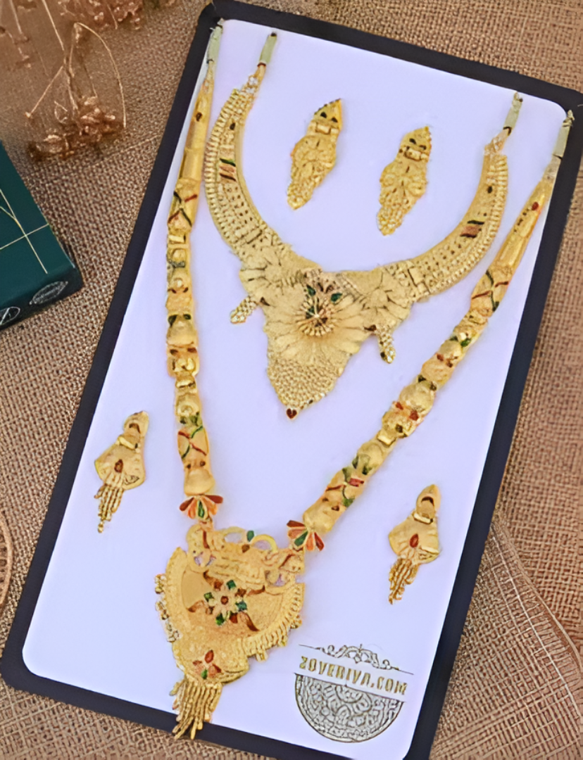 𝗘𝗹𝗲𝗴𝗮𝗻𝘁 𝗚𝗼𝗹𝗱-𝗣𝗹𝗮𝘁𝗲𝗱 𝗕𝗿𝗶𝗱𝗮𝗹 𝗝𝗲𝘄𝗲𝗹𝗿𝘆 𝗦𝗲𝘁