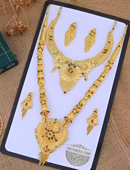 𝗘𝗹𝗲𝗴𝗮𝗻𝘁 𝗚𝗼𝗹𝗱-𝗣𝗹𝗮𝘁𝗲𝗱 𝗕𝗿𝗶𝗱𝗮𝗹 𝗝𝗲𝘄𝗲𝗹𝗿𝘆 𝗦𝗲𝘁